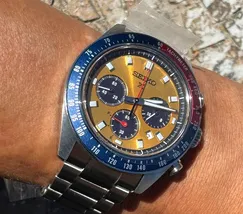 Seiko Prospex Solar Speedtimer cronógrafo Pogue SSC947 Laranja - imagem 6
