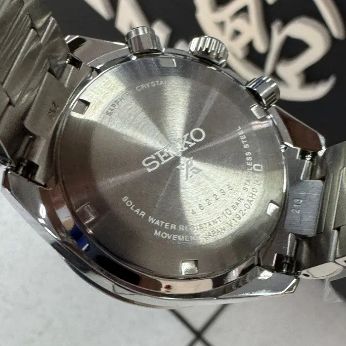 Seiko Prospex Solar Speedtimer cronógrafo Pogue SSC947 Laranja