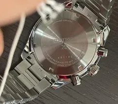 Seiko Prospex Solar Speedtimer cronógrafo Crystal Trophy SSC935 azul celeste - imagem 8