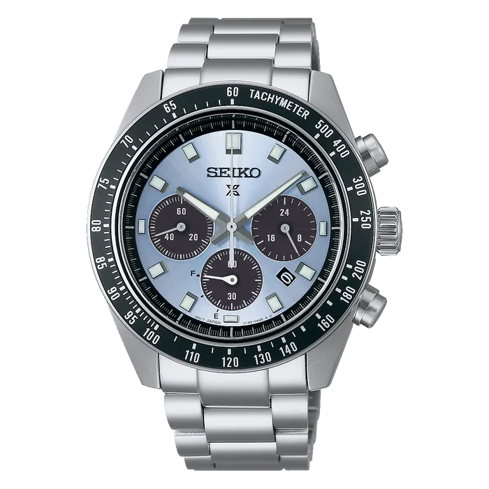 Seiko Prospex Speedtimer Solar SSC935 Azul Glacial | Taniguchi Relógios