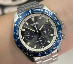 Seiko Prospex Speedtimer Solar SSC939 Cinza e Azul | Taniguchi Relógios - imagem 1