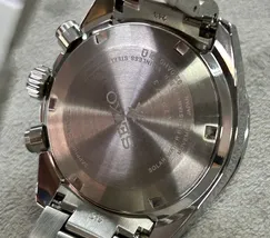 Seiko Prospex Speedtimer Solar SSC939 Cinza e Azul | Taniguchi Relógios - imagem 8