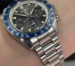 Seiko Prospex Speedtimer Solar SSC939 Cinza e Azul | Taniguchi Relógios - imagem 5