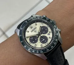 Seiko Prospex Speedtimer Solar SSC943 Marfim e Verde | Taniguchi Relógios - imagem 1