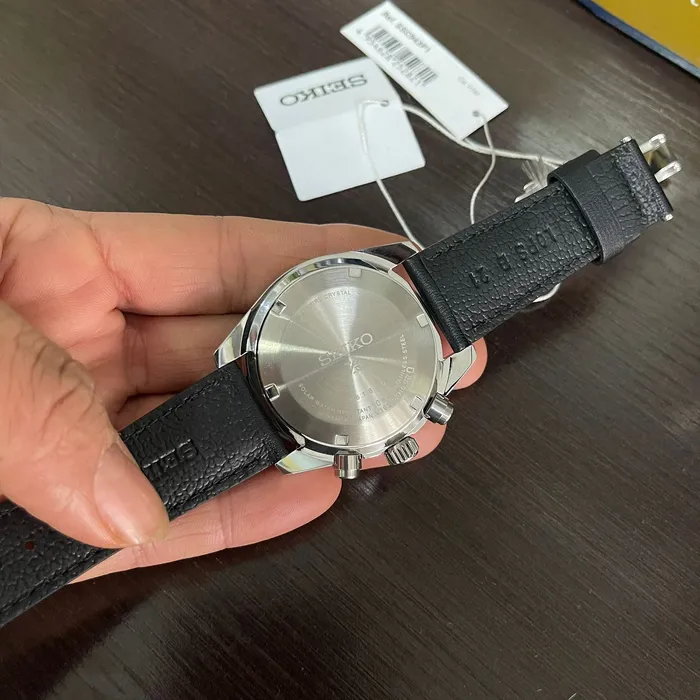 Seiko Prospex Speedtimer Solar SSC943 Marfim e Verde | Taniguchi Relógios