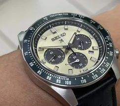 Seiko Prospex Speedtimer Solar SSC943 Marfim e Verde | Taniguchi Relógios - imagem 3