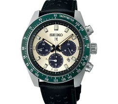 Seiko Prospex Speedtimer Solar SSC943 Marfim e Verde | Taniguchi Relógios - imagem 2