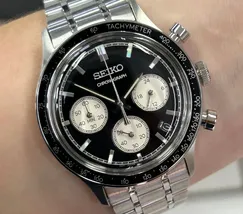 Seiko Quartzo Cronograph SSB479 Preto
