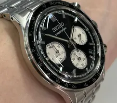 Seiko Quartzo Cronograph SSB479 Preto - imagem 3