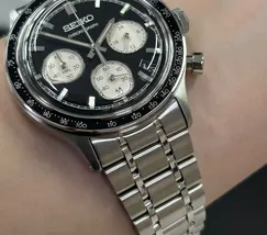 Seiko Quartzo Cronograph SSB479 Preto - imagem 5