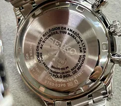 Seiko Quartzo Cronograph SSB479 Preto - imagem 8