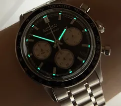 Seiko Quartzo Cronograph SSB479 Preto - imagem 7