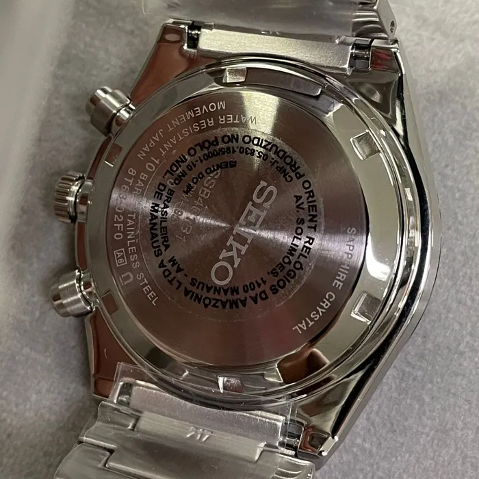 Relógio Seiko Chronograph SSB461B1 Verde 40mm | Taniguchi Relógios