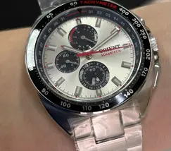 Orient Solartech Cronografo perpetual Calendar MBSSC298 Prata - imagem 5