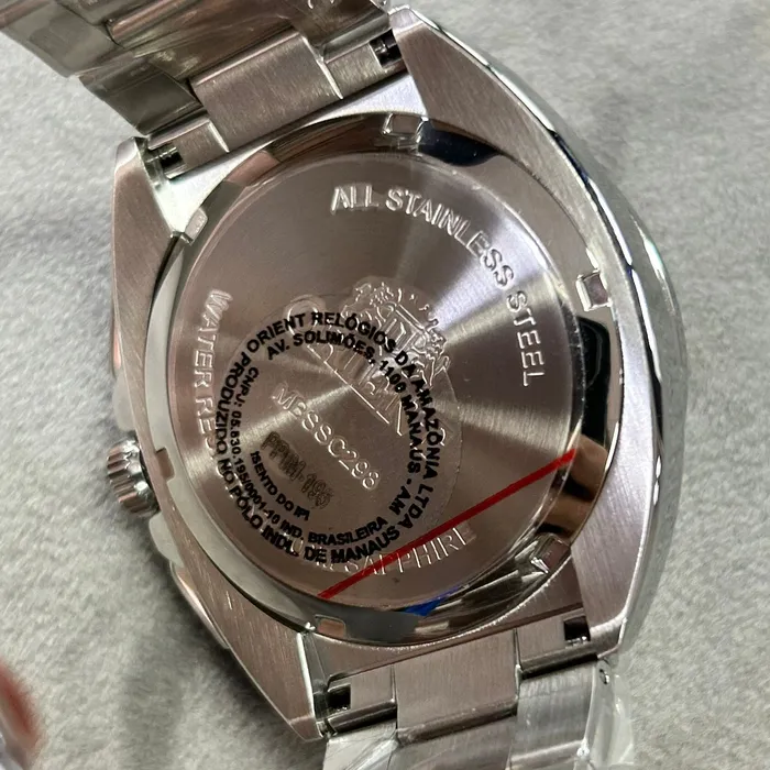 Relógio Orient Solartech Cronógrafo MBSSC298 Preto 42mm | Taniguchi Relógios