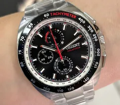 Relógio Orient Solartech Cronógrafo MBSSC298 Preto 42mm | Taniguchi Relógios - imagem 6