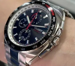 Orient Solartech Cronografo perpetual Calendar MBSSC298 Preto - imagem 3