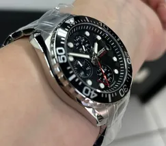 Orient Solartech Cronografo Elite Sea MBSSC300 Preto - imagem 3