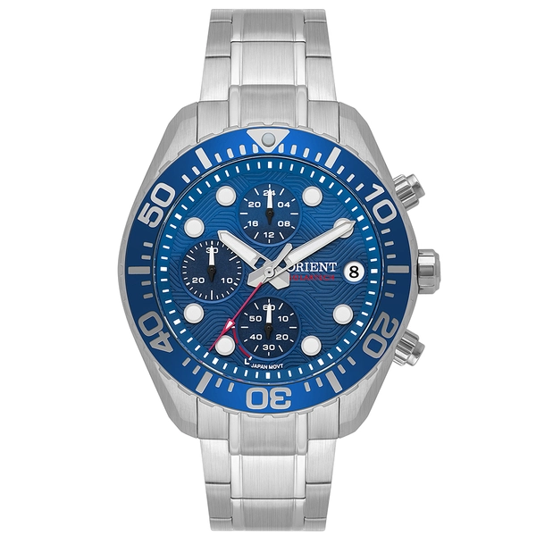 Orient Solartech Cronografo Elite Sea MBSSC300 Preto