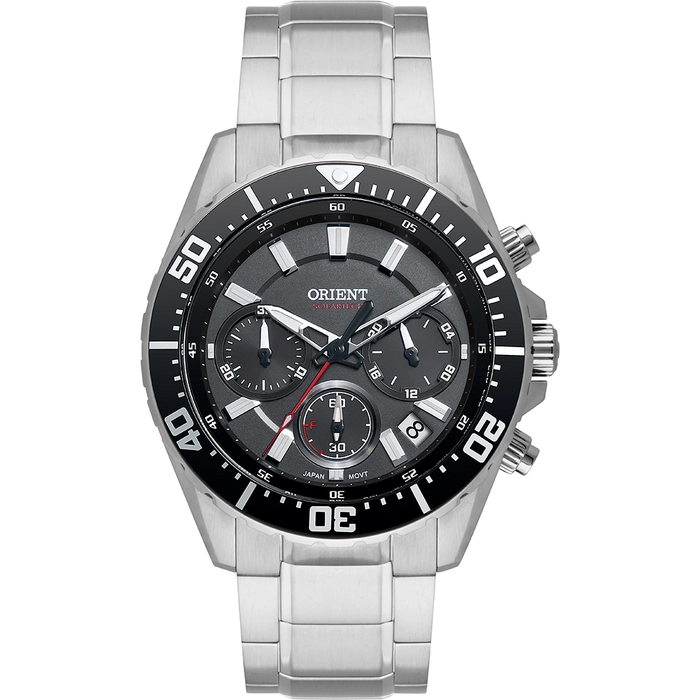 Orient Solartech Cronografo Elite Sea MBSSC288 Preto