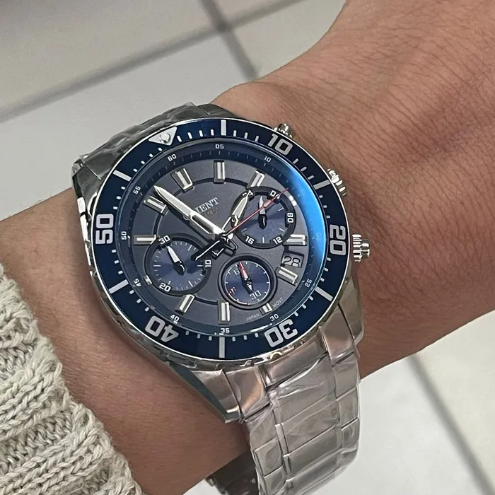 Orient Solartech Cronografo Elite Sea MBSSC288 Azul