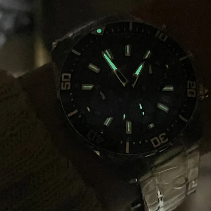 Relógio Orient ST Elite Sea MBSSC288 D1SX SolarTech Safira Original | Taniguchi Relógios