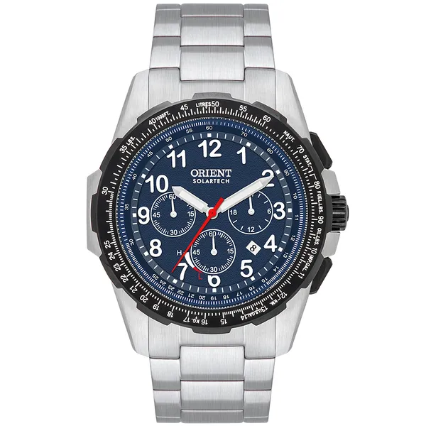 Orient Solartech Cronografo Sports Pilot MBSSC289 Azul