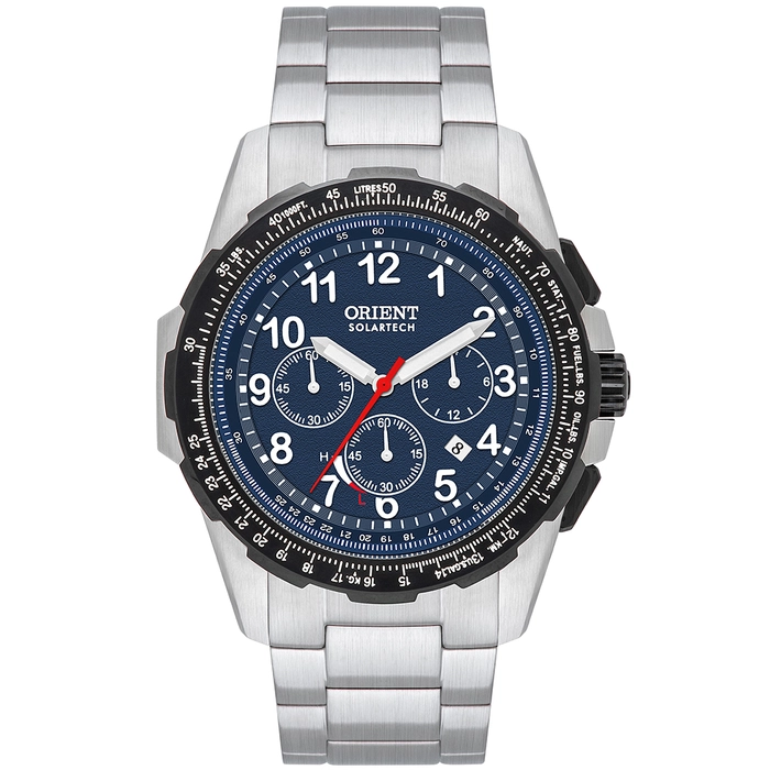 Orient Solartech Cronografo Sports Pilot MBSSC289 Azul