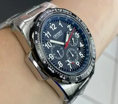Orient Solartech Cronografo Sports Pilot MBSSC289 Azul - imagem 3