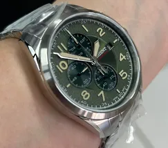 Relógio Orient SolarTech Cronógrafo MBSSC302 E2SX Safira Original | Taniguchi Relógios - imagem 3