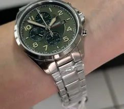 Orient Solartech Cronografo Sports Land MBSSC302 verde - imagem 5