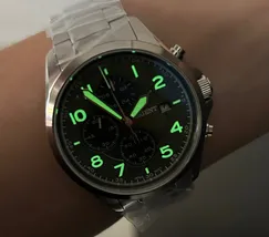 Relógio Orient SolarTech Cronógrafo MBSSC302 E2SX Safira Original | Taniguchi Relógios - imagem 7