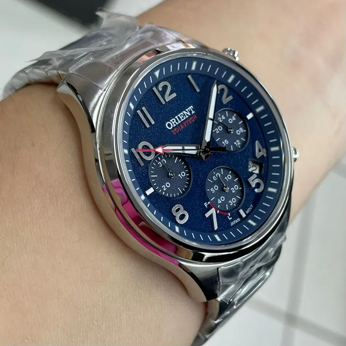 Orient Solartech Cronografo Sports Land MBSSC290 azul