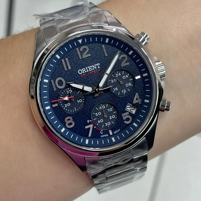 Orient Solartech Cronografo Sports Land MBSSC290 azul