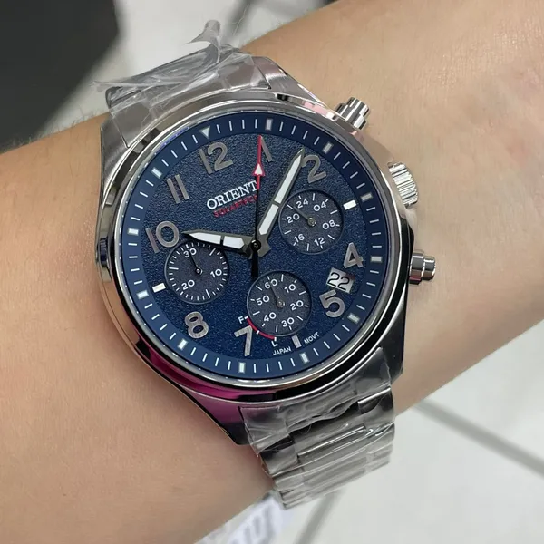 Orient Solartech Cronografo Sports Land MBSSC290 azul