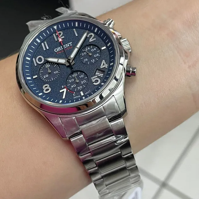 Orient Solartech Cronografo Sports Land MBSSC290 azul