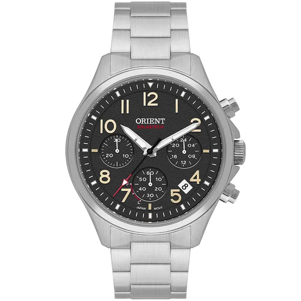 Orient Solartech Cronografo Sports Land MBSSC290 preto