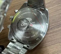 Orient Solartech Cronografo Elite Pilot MBSSC297 preto - imagem 8