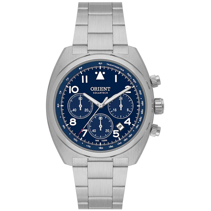 Orient Solartech Cronografo Elite Pilot MBSSC297 azul