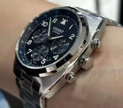 Orient Solartech Cronografo Elite Pilot MBSSC297 azul - imagem 4