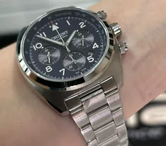 Orient Solartech Cronografo Elite Pilot MBSSC297 azul - imagem 5