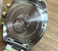 Orient Solartech Cronografo Elite Pilot MBSSC297 azul - imagem 8