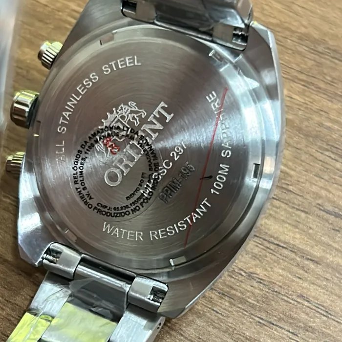 Orient Solartech Cronografo Elite Pilot MBSSC297 azul