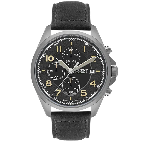 Orient Solartech Cronografo Sports Land MBSCC071 preto