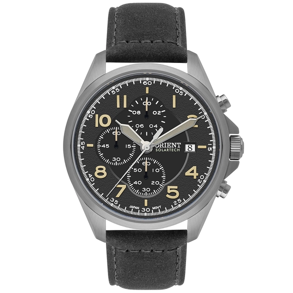 Orient Solartech Cronografo Sports Land MBSCC071 preto