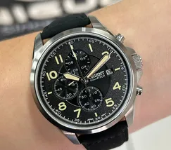 Orient Solartech Cronografo Sports Land MBSCC071 preto - imagem 1