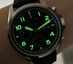 Relógio Orient Solartech Cronógrafo MBSCC071 Preto | Taniguchi Relógios - imagem 7