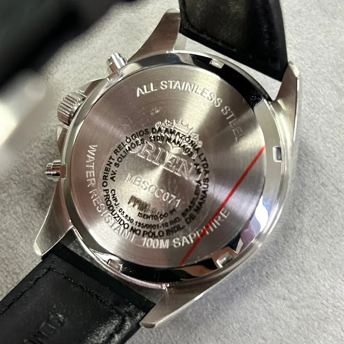 Orient Solartech Cronografo Sports Land MBSCC071 preto