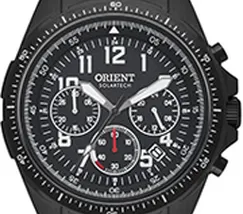 Relógio Orient Solartech Cronógrafo Sports Pilot MPSSC032 Preto | Taniguchi Relógios - imagem 2