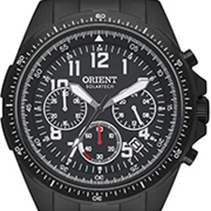 Relógio Orient Solartech Cronógrafo Sports Pilot MPSSC032 Preto | Taniguchi Relógios